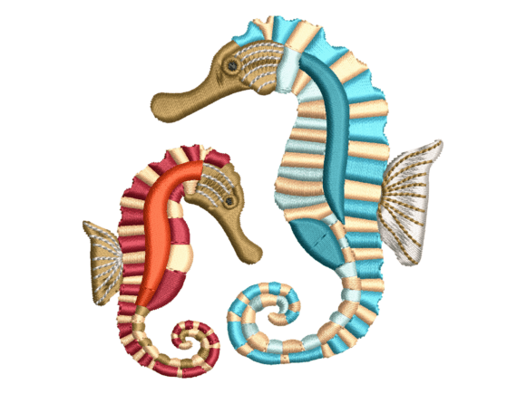 Colorful Seahorse Embroidery: A Designer’s Review