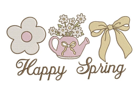 Happy Spring Embroidery Design: Seller Review