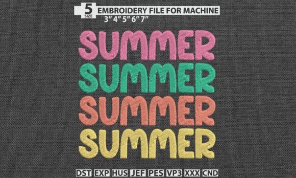 Retro Stacked Summer Embroidery: A Seller’s Review