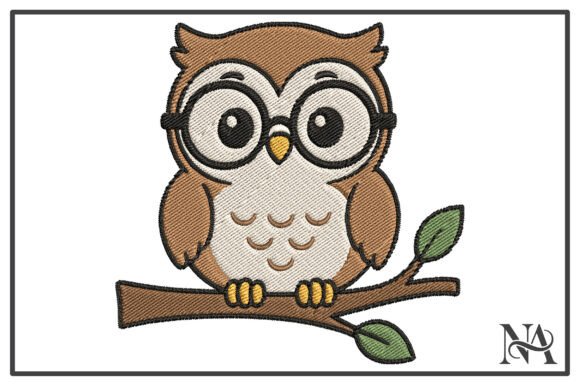 Wise Owl with Glasses: Holiday Embroidery Review